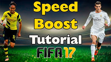 FIFA 17 PACE BOOST TUTORIAL - HOW TO SPRINT ULTRA FAST - BEST SPEED BOOST GLITCH EVER