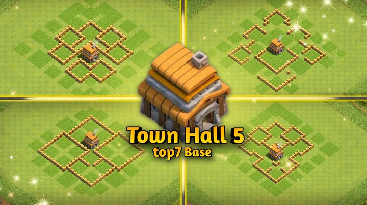 TOP 7! Best Town Hall 5 (TH5) Trophy/ Pushing/War Base Layout + Copy Link 2024 #clashofclans