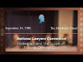 1988 National Lawyers Convention, Federalism and the Scope of Federal Criminal Law