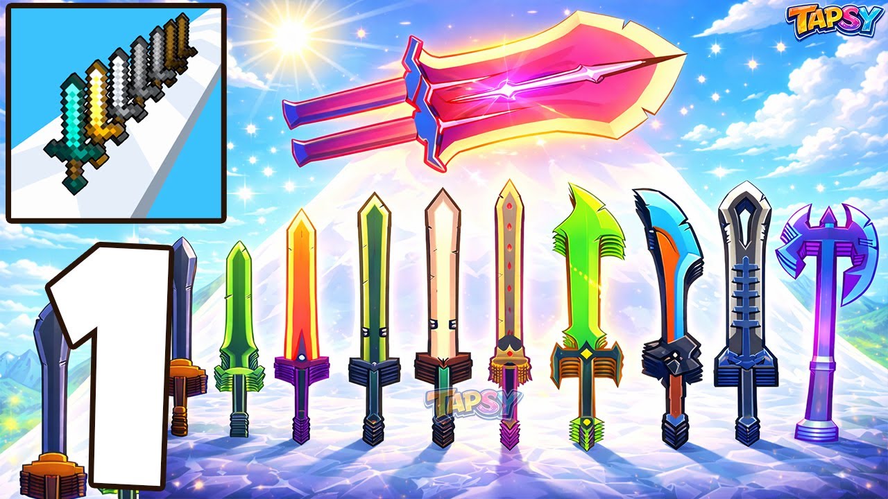 ⚔️Craft Sword 3D Monster Hunt Gameplay Walkthrough Part 1 – Satisfying Sword Craft (Android,iOS)