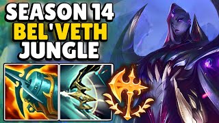 This is how to play Bel'veth Jungle in Season 14 & CARRY + Best Build/Runes | Bel'veth Jungle Guide
