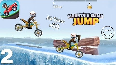 Mountain Climb : Jump Racing - Gameplay Walkthrough - Motorbike || 3D Game (Ios, Android) #2