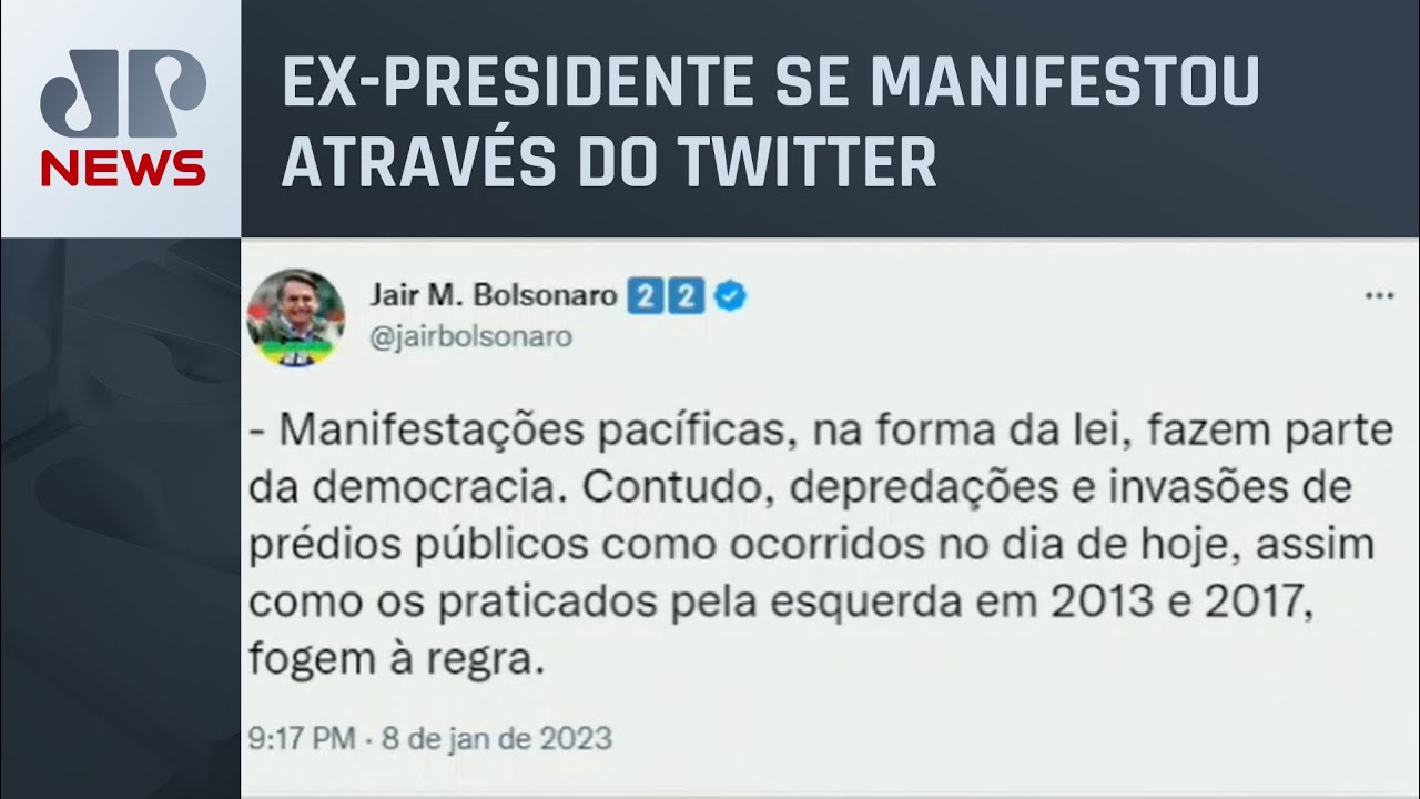 Bolsonaro: “Repudio acusações sem provas a mim atribuídas”