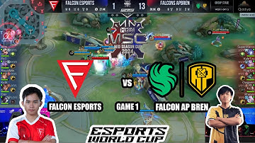 MSC X EWC | FALCON ESPORTS VS FALCONS. AP BREN | MSC GROUP STAGE BO2 GAME 1 | ESPORTS WORLD CUP