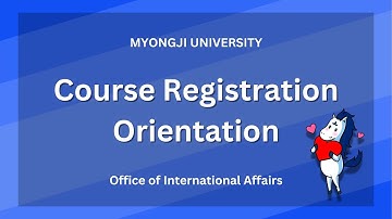 [MJU] Course Registration Guide
