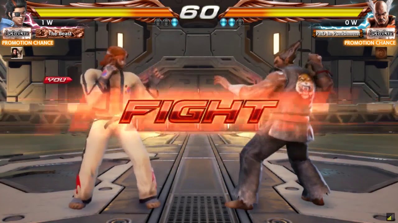 Adapt or die Hwoarang(Alyjha,me) VS Heihachi (Yippanator)
