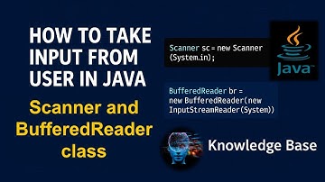 Java User Input Tutorial | Scanner vs BufferedReader Explained with Examples @knowledgebase2612