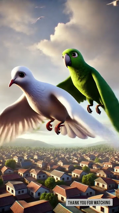 The Giant White Dove That Stunned the Village #ai #pigeon #moonhindianimation
