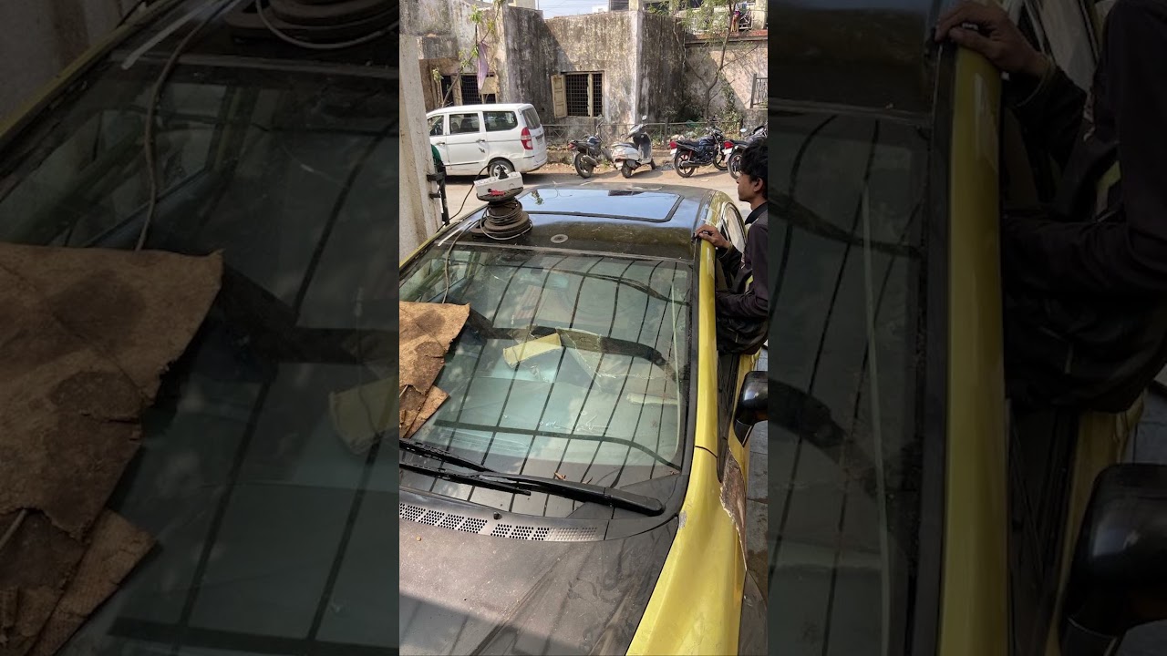 Installing a Sunroof in a Non-Sunroof Car – Step-by-Step Guide! #viralvideo #automobile #trending 📢🔥