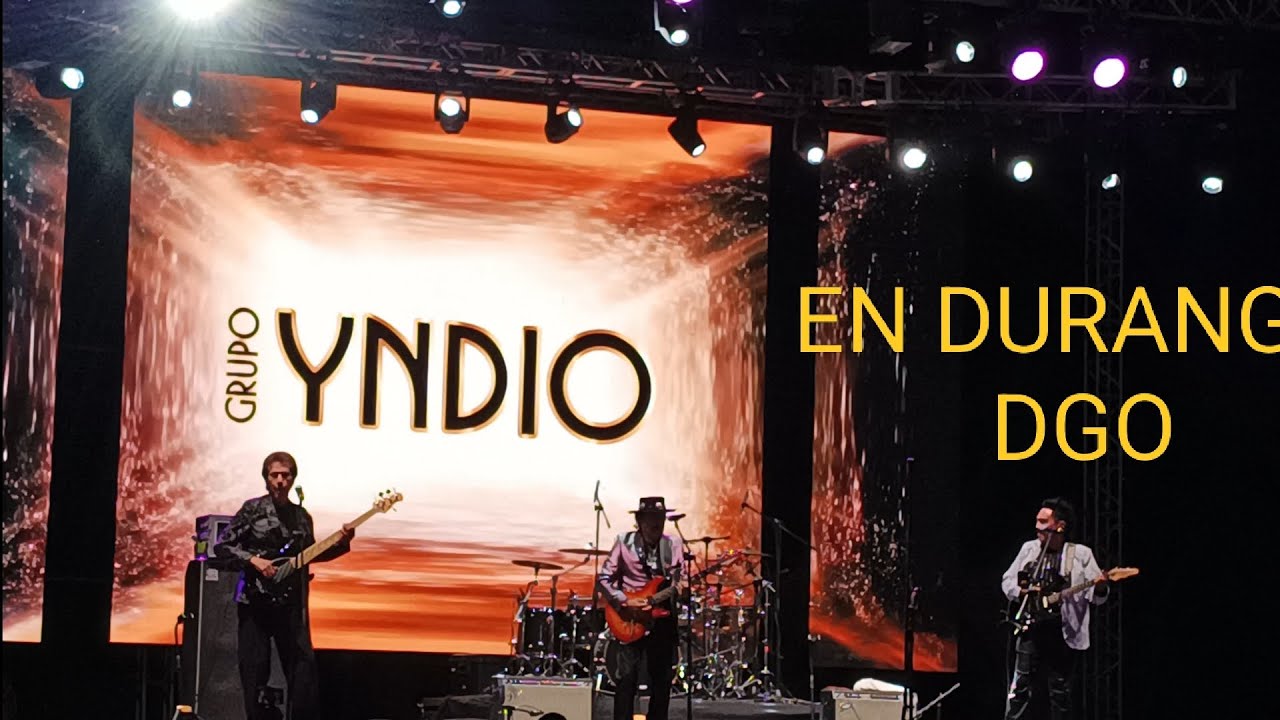 GRUPO YNDIO, DENTRO DEL FESTIVAL REVUELTAS.     DURANGO, DGO