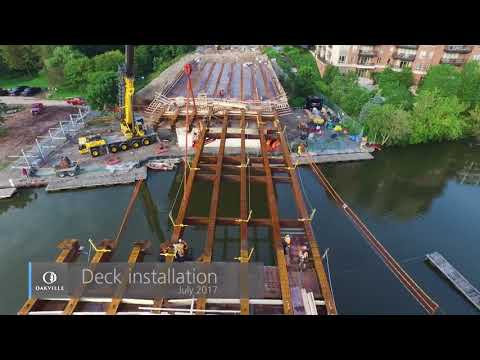 Lakeshore Road Bridge Reconstruction Drone Footage