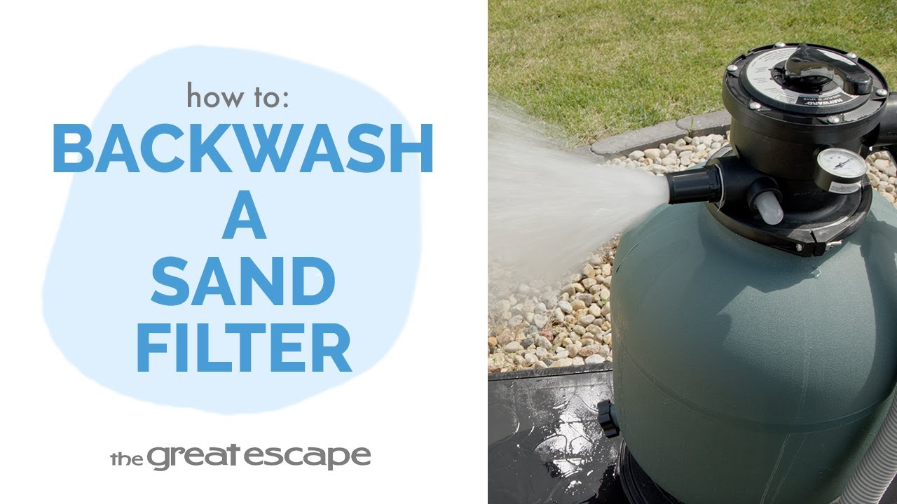 Flush It Out: How to Backwash and Rinse a Hayward Sand Filter