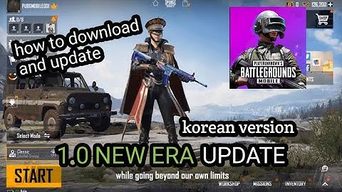 HOW TO install / update pubg mobile kr version | 1.0 NEW ERA UPDATE....full proof!!!!