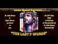The Last 7 Words Lenten Musical Experience St John Bosco Borivali Live