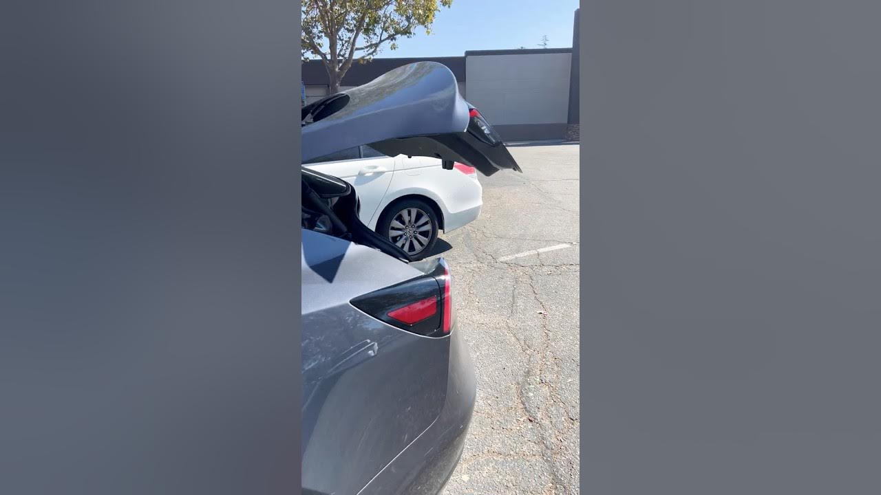 How to open Tesla Trunk 🤣tesla aivoice YouTube