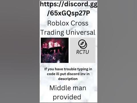 Best ROBLOX Cross Trade Discord Server! - YouTube