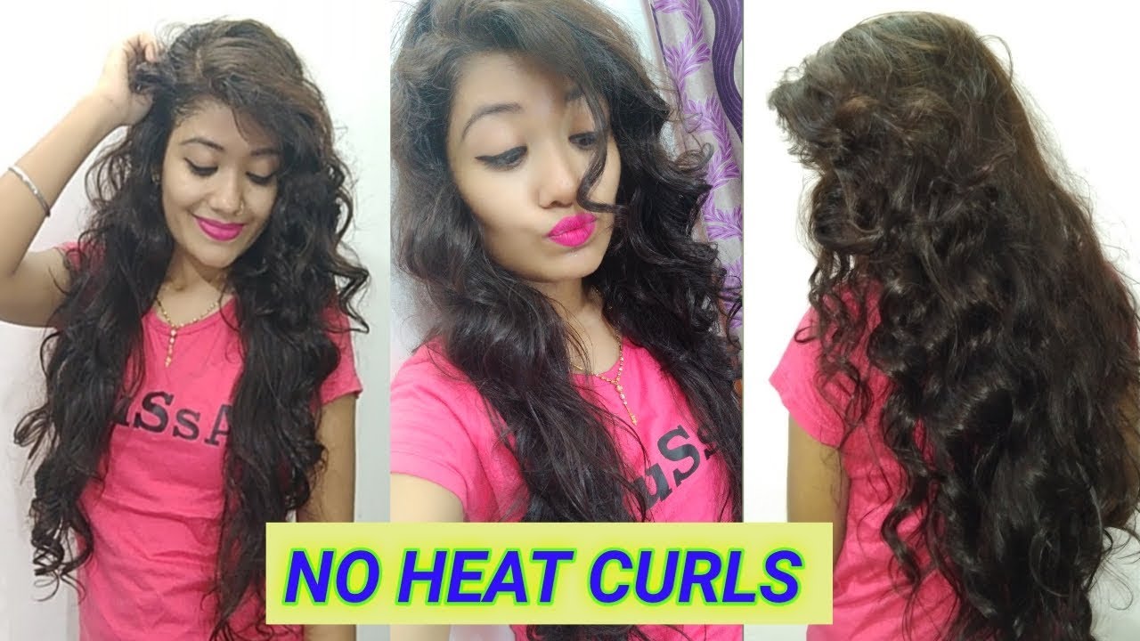 Overnight Heatless Curls / Waves | NO HEAT Super Easy CURLS || Krrish Sarkar