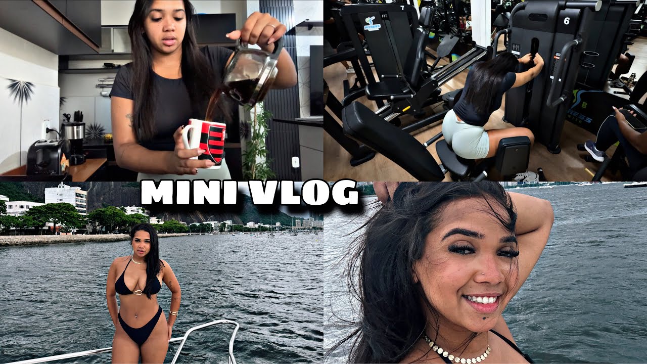 MINI VLOG| treino de glúteos comigo + dia de lancha das meninas 