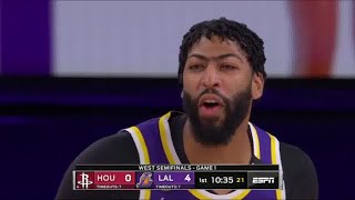 Anthony Davis Full Play | Rockets vs Lakers 2019-20 West Conf Semifinals Game 1 | Smart Highlights