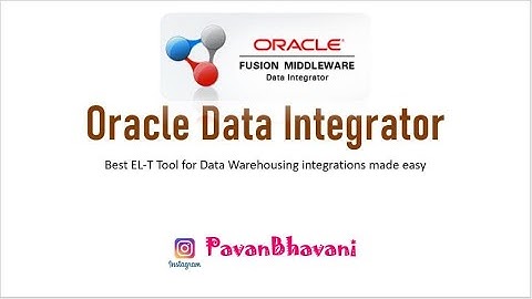 Oracle Data Integrator Overview & Architecture