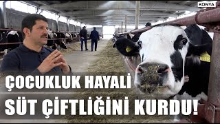 Dünyada Süt Verimi En Yüksek İnek Irkı! Çocukluk Hayali Olan Çiftliği Kurdu! / Abi Nerdesin?