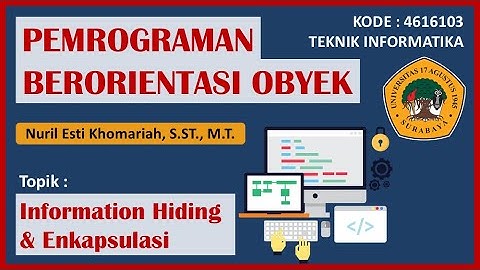PBO - Information Hiding & enkapsulasi