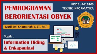 PBO - Information Hiding & enkapsulasi