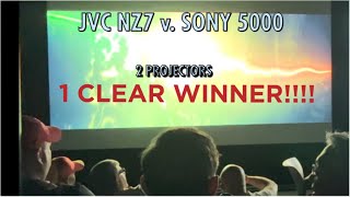 Shootout! JVC DLA-NZ7/ RS2100 vs SONY VPL-XW5000ES. MWAVE 2022