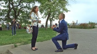 Незабываемое Свадебное предложение-флешмоб в Одессе Незабываемое Свадебное предложение-флешмоб в Одессе