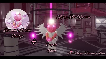 How to get "LOVE & AFFECTION" BADGE + CUPIG MORPH in ACCURATE PIGGY RP: THE RETURN (Roblox)