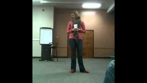 Kristin talk at Garnett part one b