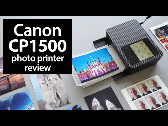  Canon SELPHY CP1500 Compact Photo Printer White