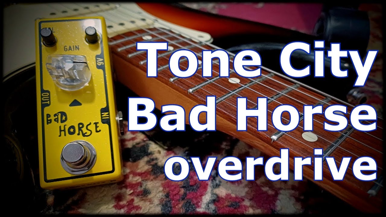 Tone City Bad Horse · Pedale Overdrive E Boost Per Chitarra, Effetto Basato Su Modelli Vintage, Alloggiamento In Metallo