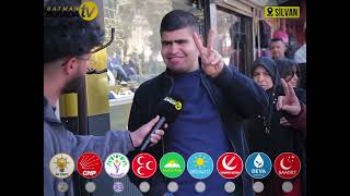 Diyarbakır ilçesi Silvan’da sayaçlı seçim anketi #silvan #farqin #seçimanketi #batmanburada #batman Resimi