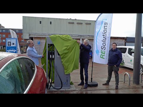 Opening laadplein de Vennen, Delfzijl