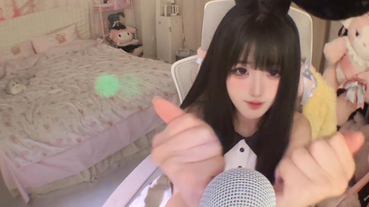 ASMR Cosplay Girl | Accent Whisper & Long Nails Scratching