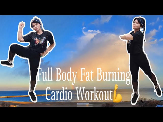 Full Body Fat Burning/Cardio Workout Routine at Home/To Get Lose Weight and Tone Up/Challenge! class=