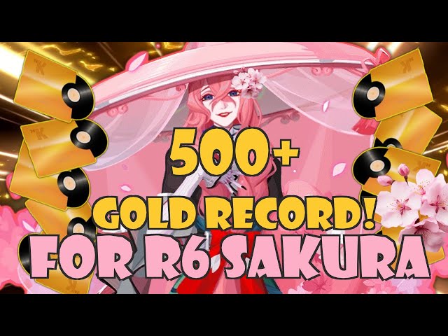 500+ GOLD RECORDS!! ALL IN FOR SAKURA 🌸🌸 | DISLYTE class=