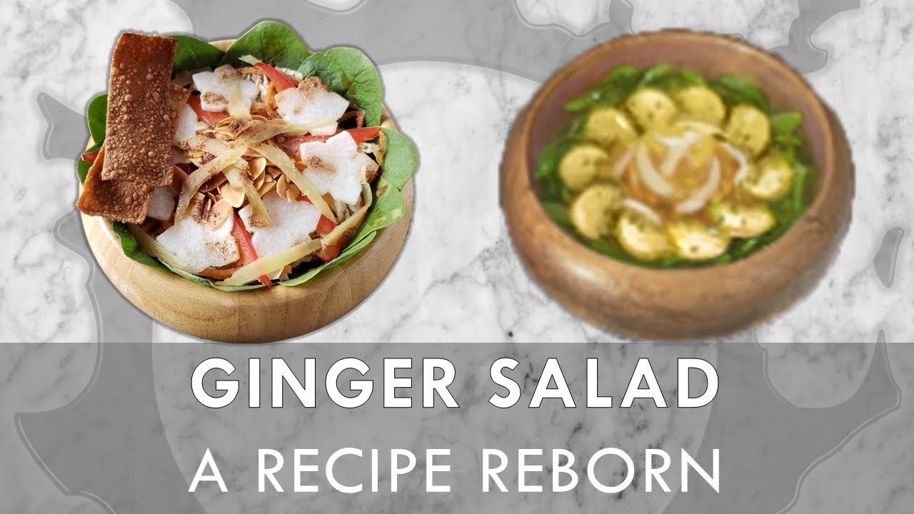 Ginger Salad Cooking Final Fantasy XIV Food YouTube