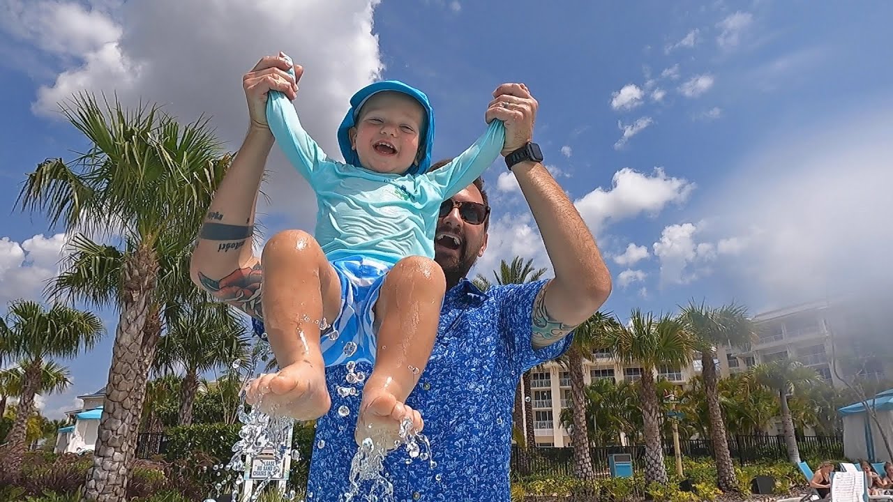 Margaritaville Orlando Staycation Day 2! Exploring The Lobby, Pool Day ...