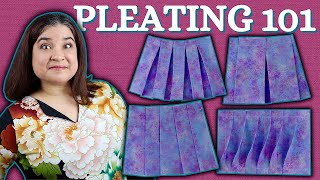 The FOUR Most Common Types of Pleats