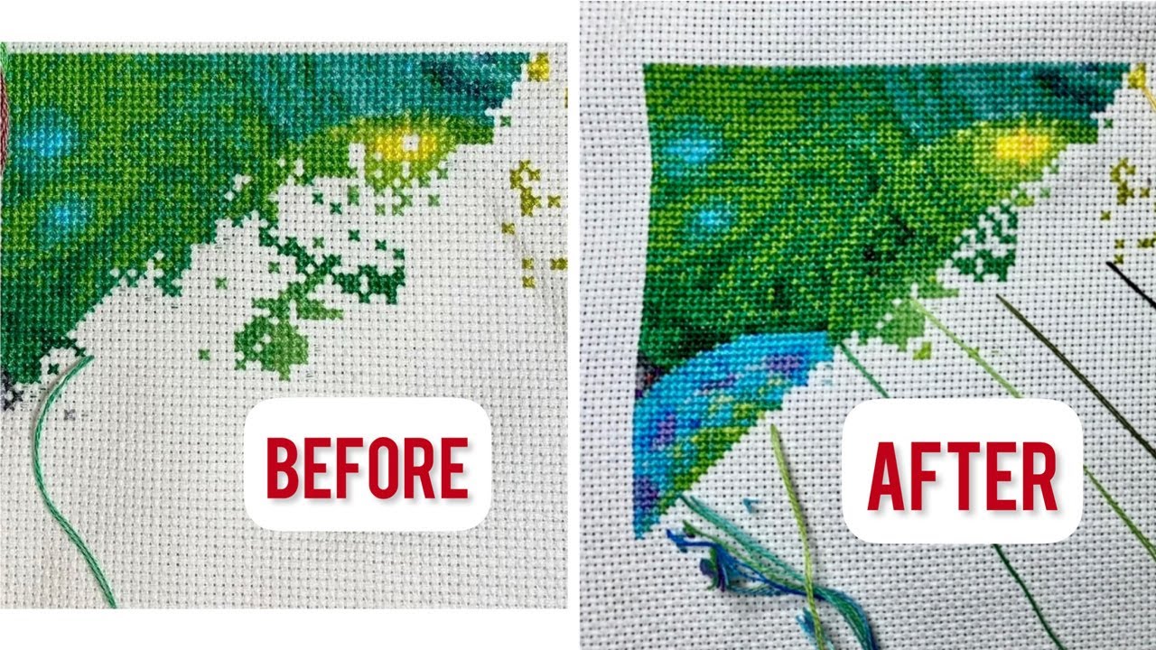 Changing from Cross Country to Diagonal Parking Full Coverage Cross Stitch With Me