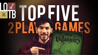 My TOP FIVE 2 player boardgames!