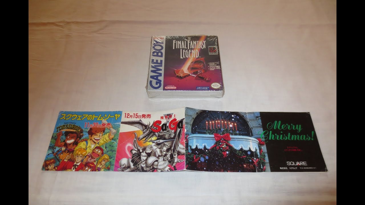 Retro Video Game Promo Collection (PART 39) - Makai Toushi SaGa Catalog (Square,Gameboy)