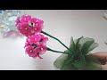 Как сделать Примула  из капроновых колготок (нейлон) How to make flower DIY