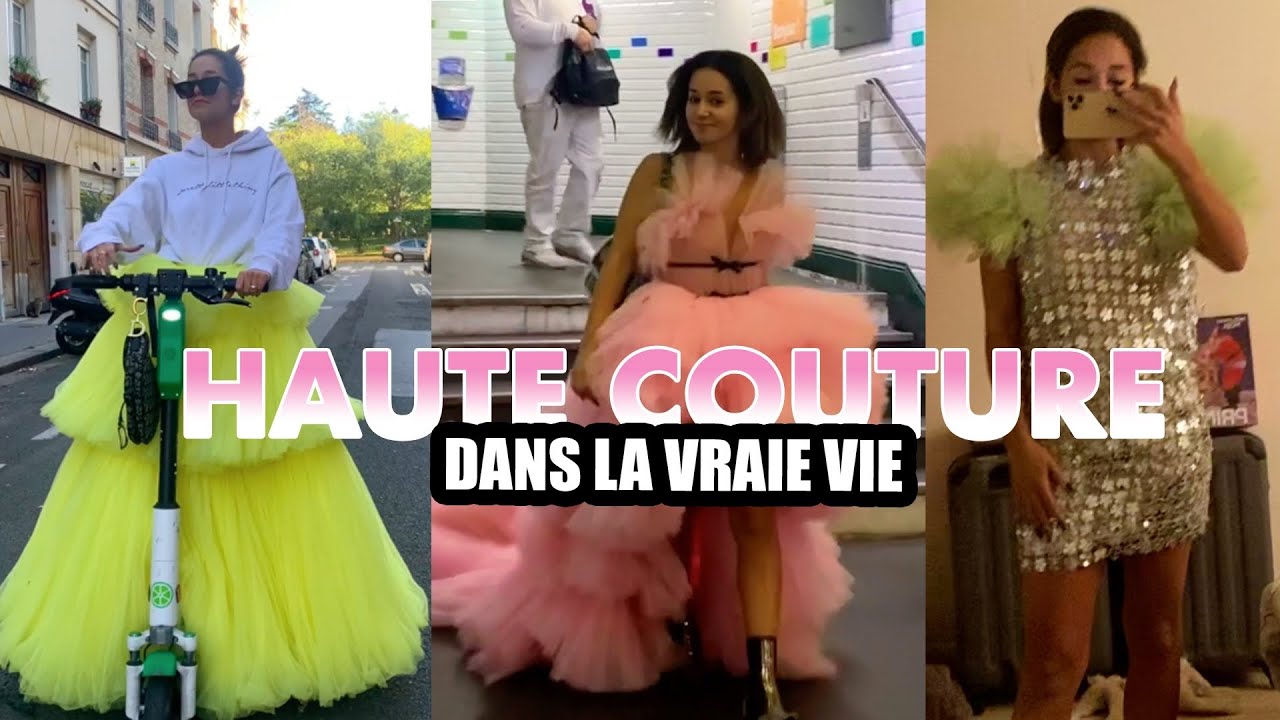 JE NE PORTE QUE DE LA HAUTE COUTURE PENDANT UNE SEMAINE || Lena Situations