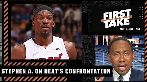 Stephen A. reacts to the Heats confrontation betwe...