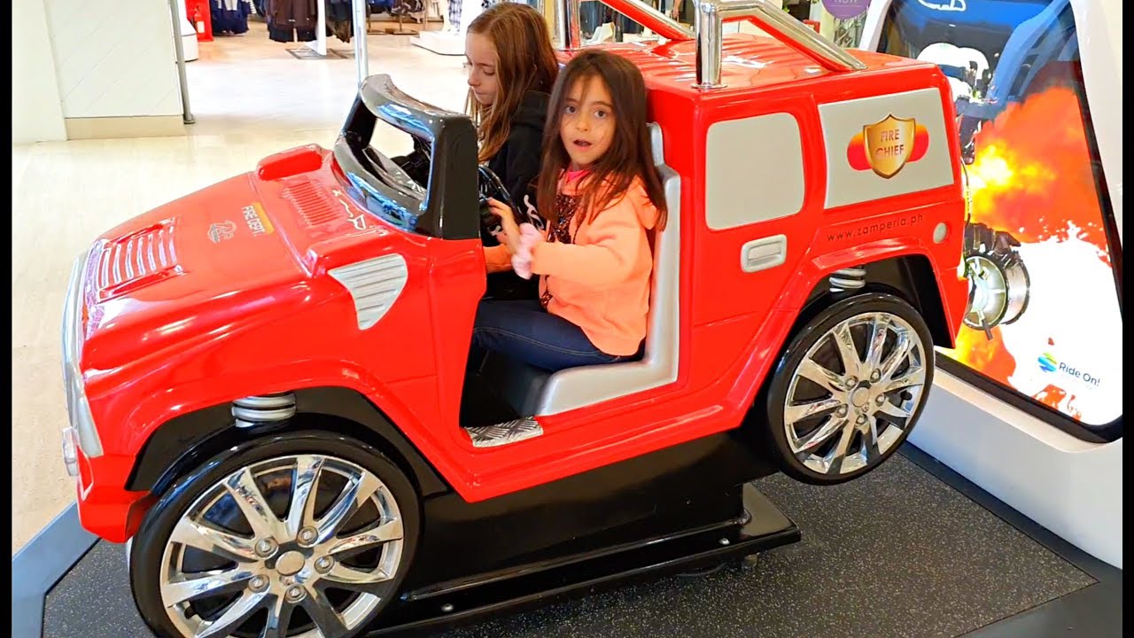 Emily Driving a New Big power wheels YouTube