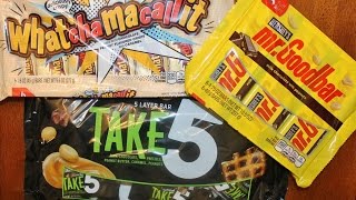 Take 5, Whatchamacallit & Mr. Goodbar Candy Bar Review