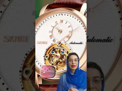از راه های دیدن درون ساعت مکانیزم زیبای   هست لطفا مارو سابسکراب کنید  ساعت
